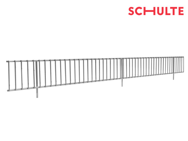 Schulte Draht-Schüttgutleiste 750 mm für MULTIplus85/150-Fachböden glanzverzinkt