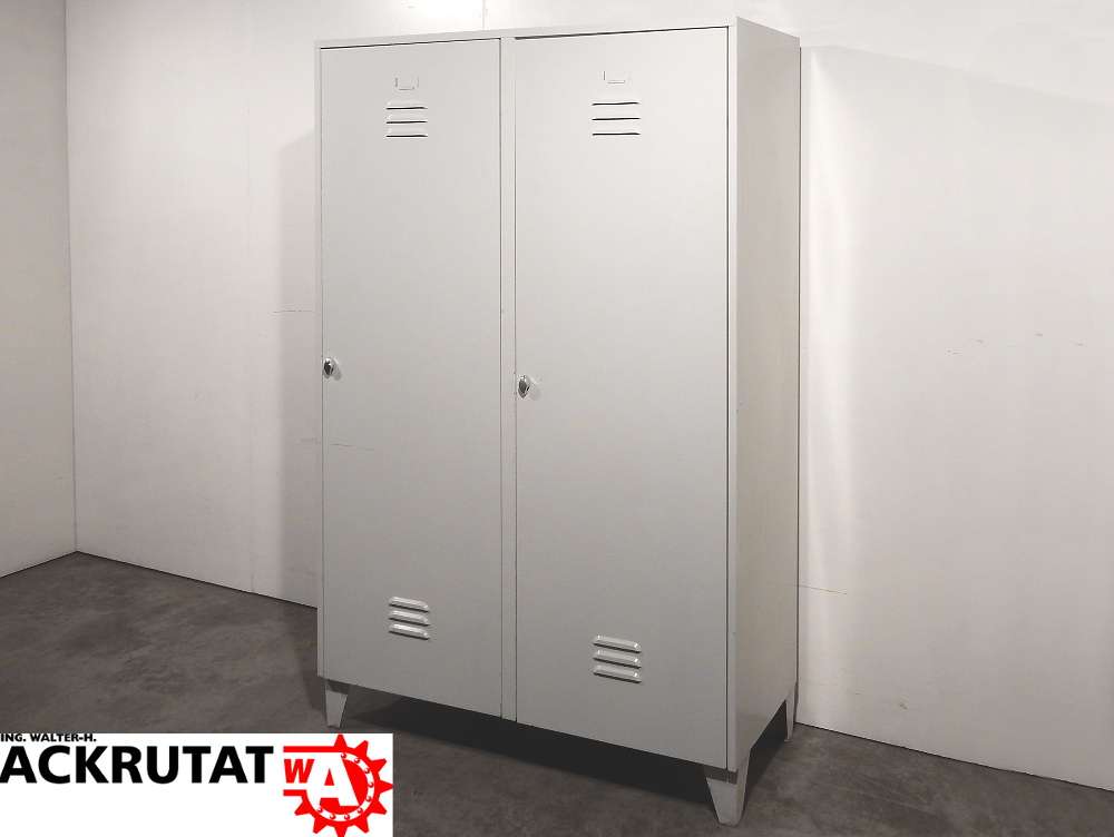 2x 3er Metall Umkleideschrank hot Spind Garderobe