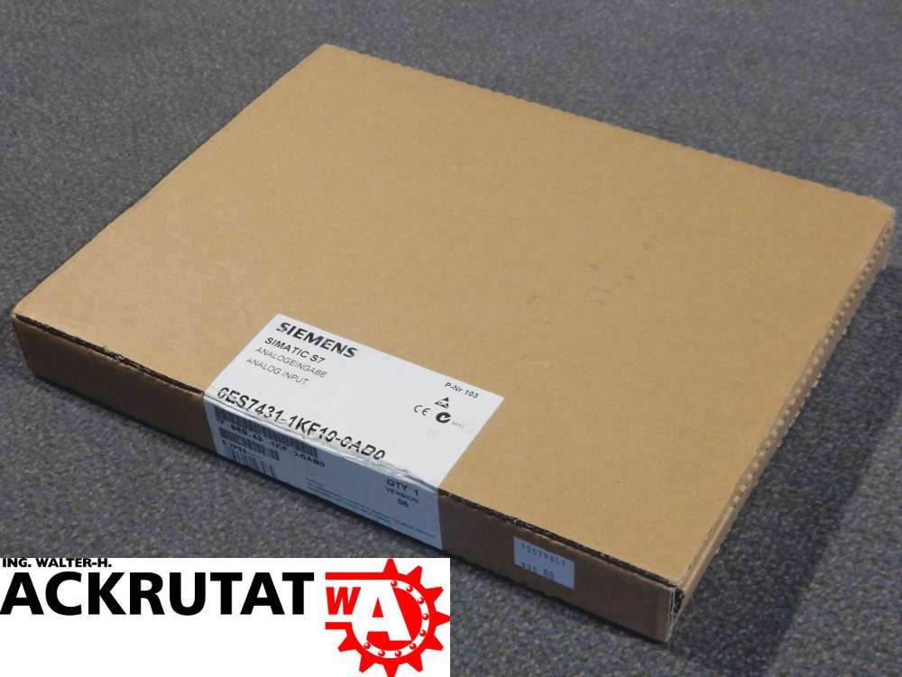 Siemens 6ES7431-1KF10-0AB0 Analogeingabe Simatic S7 | Ackrutat Shop