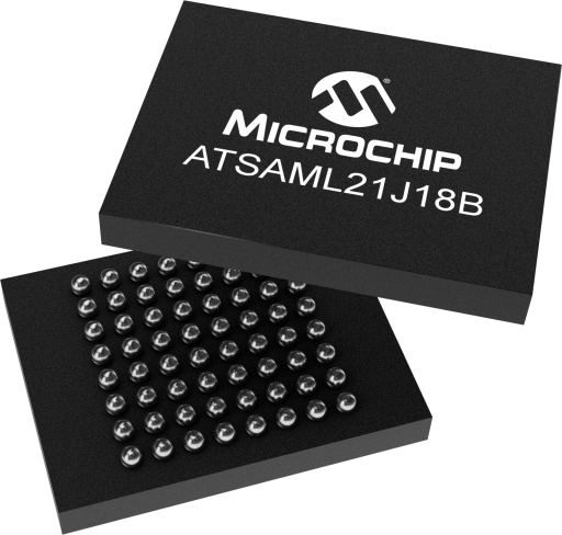 1 Stück Microchip SMD Mikrocontroller ATSAML21J18B-MNT QN64 Halbleiter Bauform SMD